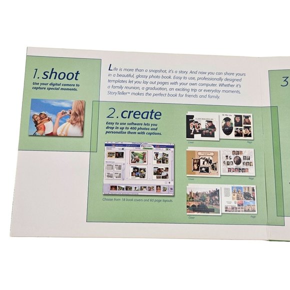 Epson StoryTeller Photo Book Creator 8x10 20 Page Book Digital Kit Glossy - Picture 3 of 10